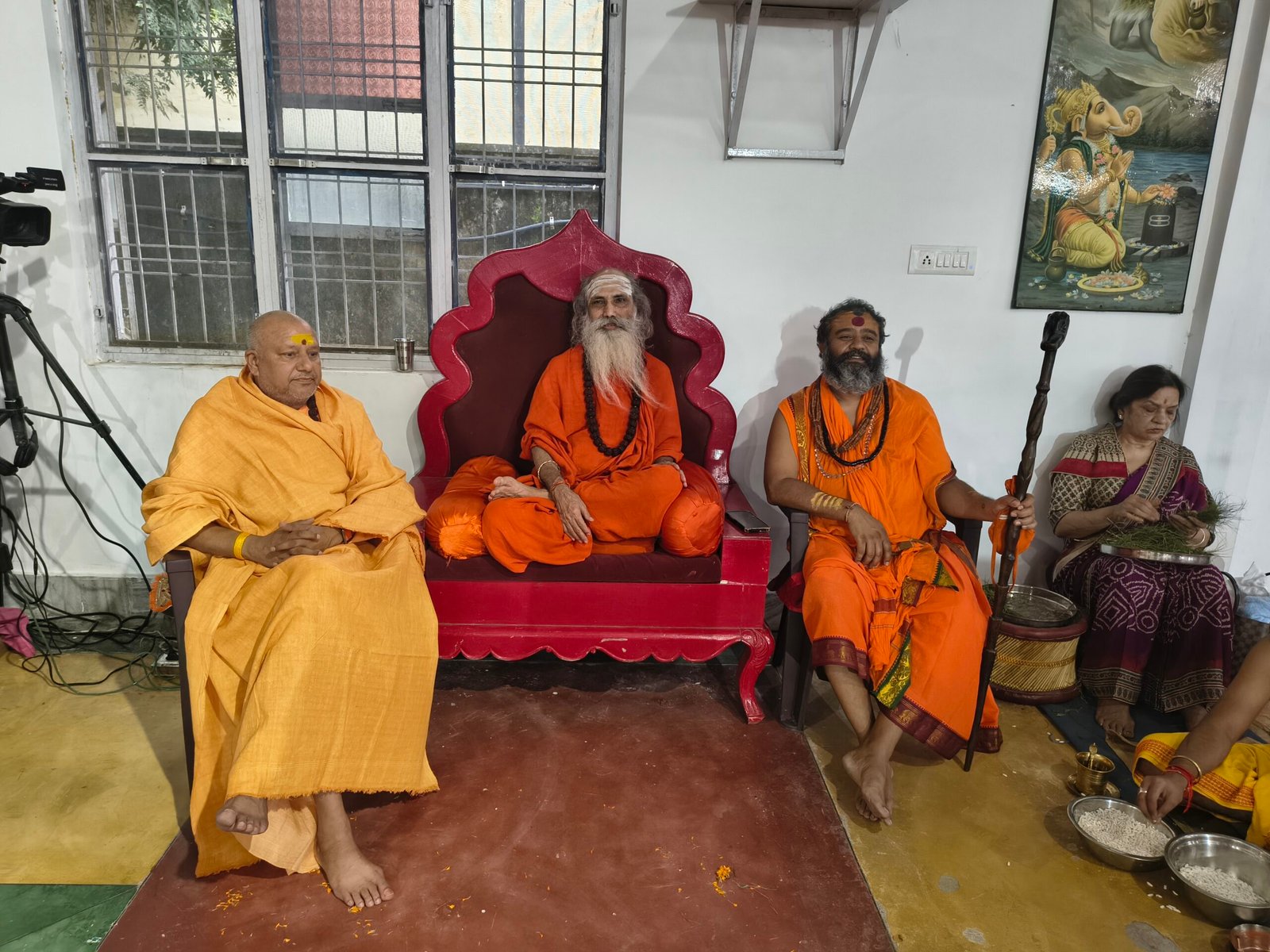 विश्वनाथ धाम आश्रम में धूमधाम से मना गणेश चतुर्थी महोत्सव, 16 हजार लड्डुओं से हुआ विशेष अर्चन